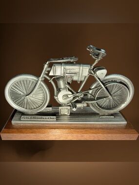 Vintage limited edition pewter replica 1903 Harley-Davidson "Serial Number One"